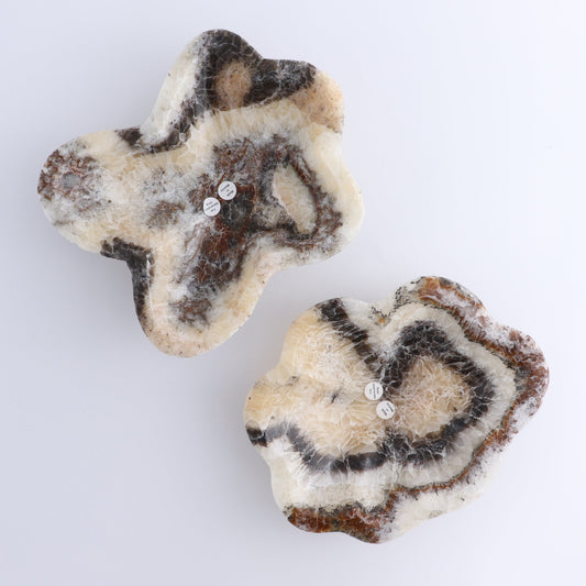 One Bowl Mexican Onyx/Calcite Splash Black & White - Expert Wholesale and Supplier of Wholesale Crystals & Bulk Gemstones, ["bowl","Calcite","Catalog Onyx","Decorative Dish","Mexico","onyx"]