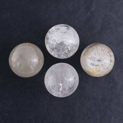 Clear Quartz Spheres Set of 9 - Expert Wholesale and Supplier of Wholesale Crystals & Bulk Gemstones, ["Clear Quartz","Quartz","Spheres"]