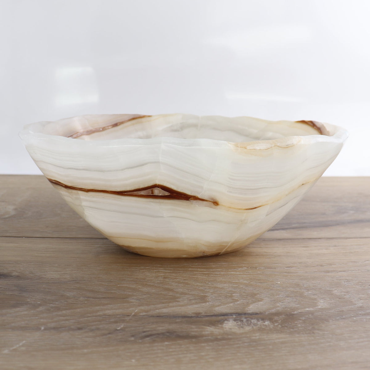 Mexican Onyx/Calcite Bowl 10"