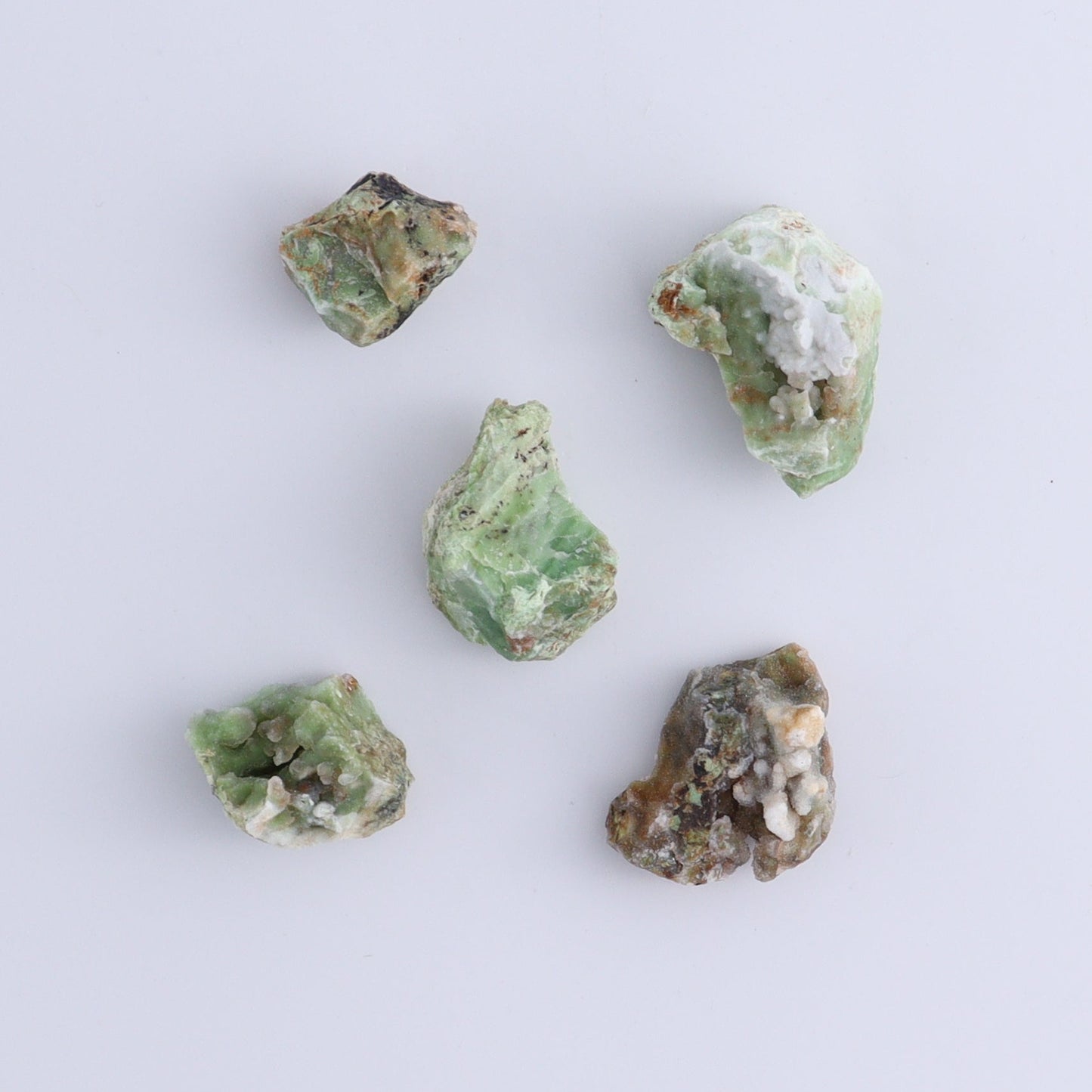 Chrome Chalcedony Flat of 54 - Expert Wholesale and Supplier of Wholesale Crystals & Bulk Gemstones, ["Chalcedony","Chrome Chalcedony"]