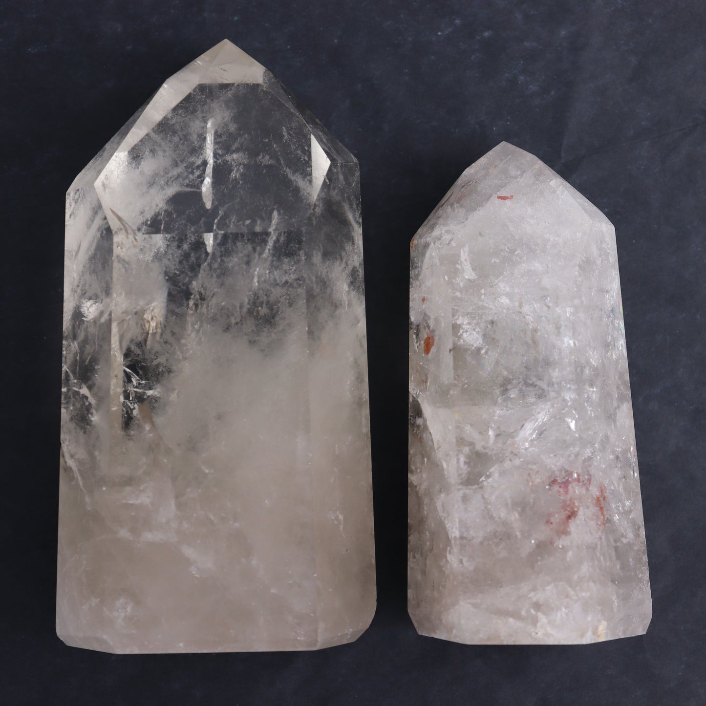 Clear Quartz Points Set of 2 - Expert Wholesale and Supplier of Wholesale Crystals & Bulk Gemstones, ["Clear Quartz","Points","Quartz","Towers"]