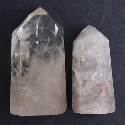 Clear Quartz Points Set of 2 - Expert Wholesale and Supplier of Wholesale Crystals & Bulk Gemstones, ["Clear Quartz","Points","Quartz","Towers"]