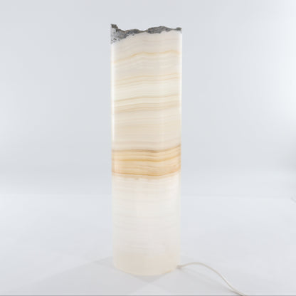 One Honey Onyx with Stone Edge Lamp Blind - Expert Wholesale and Supplier of Wholesale Crystals & Bulk Gemstones, ["Lamps","Mexico","onyx"]