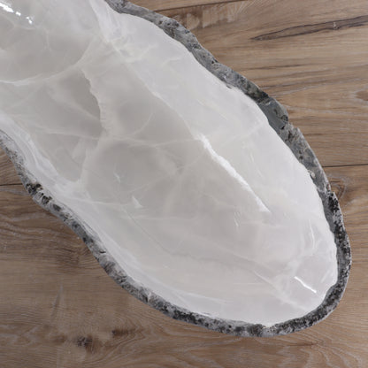 Mexican Onyx/Calcite Canoe Bowl - Expert Wholesale and Supplier of Wholesale Crystals & Bulk Gemstones, ["Bowls","Calcite","canoe","Mexico","onyx","Website"]