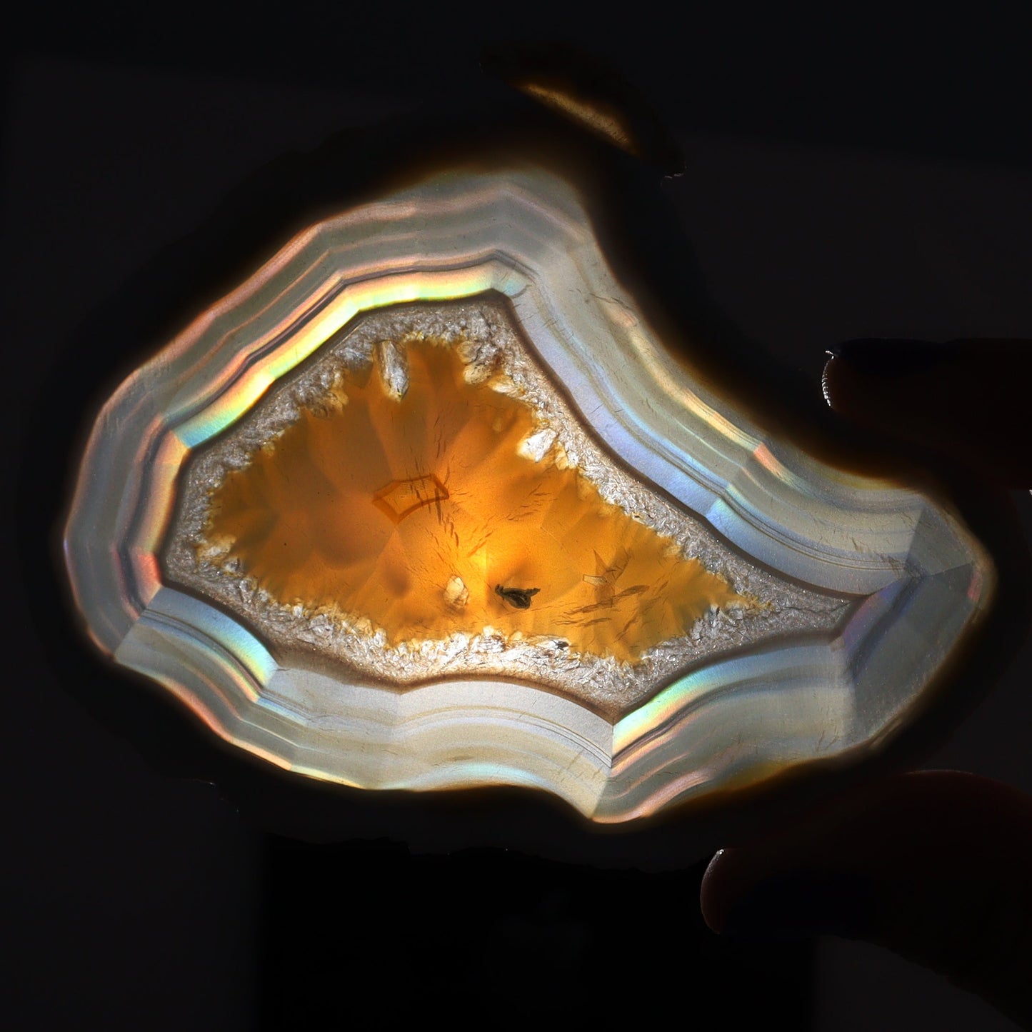 Iris Agate Slices Set of 6 - Expert Wholesale and Supplier of Wholesale Crystals & Bulk Gemstones, ["Agate","Iris Agate","Slices and Slabs"]