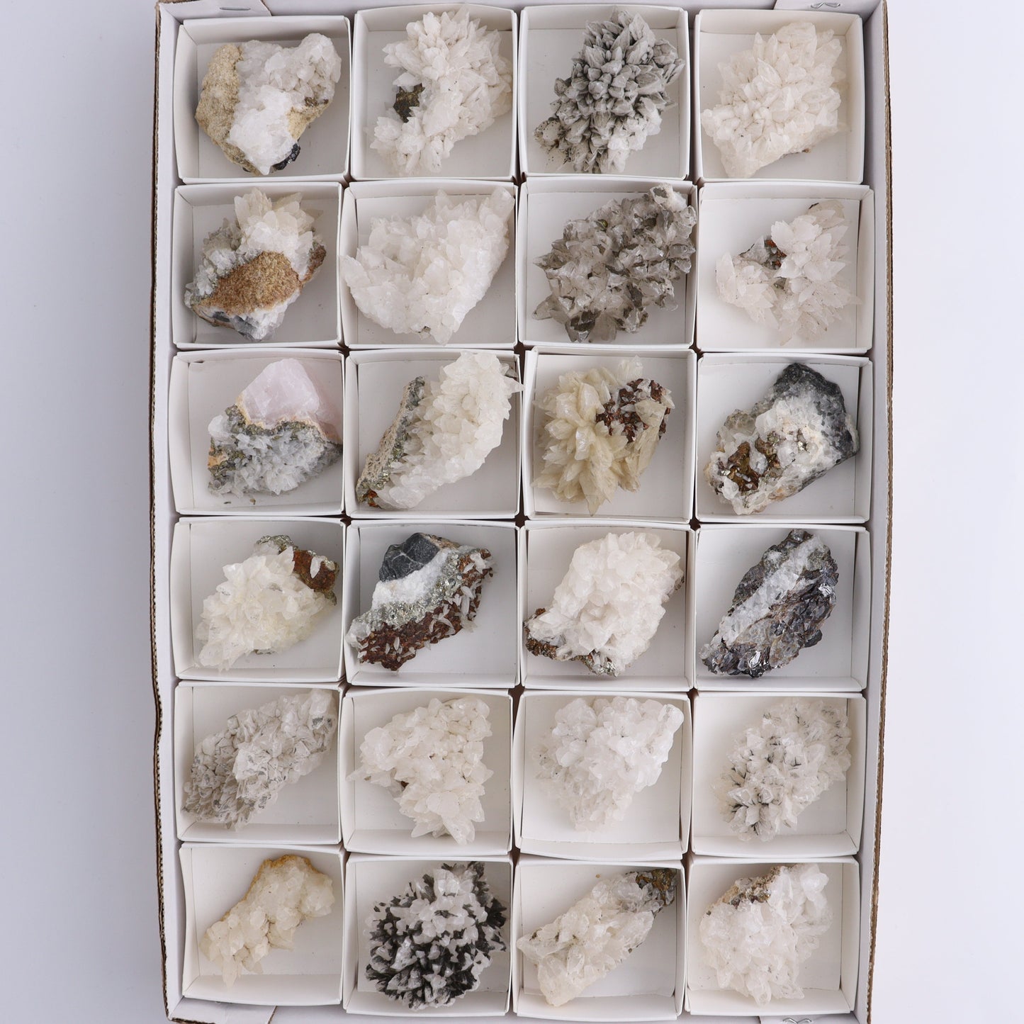 UV Reactive Calcite Flat Set of 24 - Expert Wholesale and Supplier of Wholesale Crystals & Bulk Gemstones, ["Calcite","Freeform","Freeforms","Mexico"]
