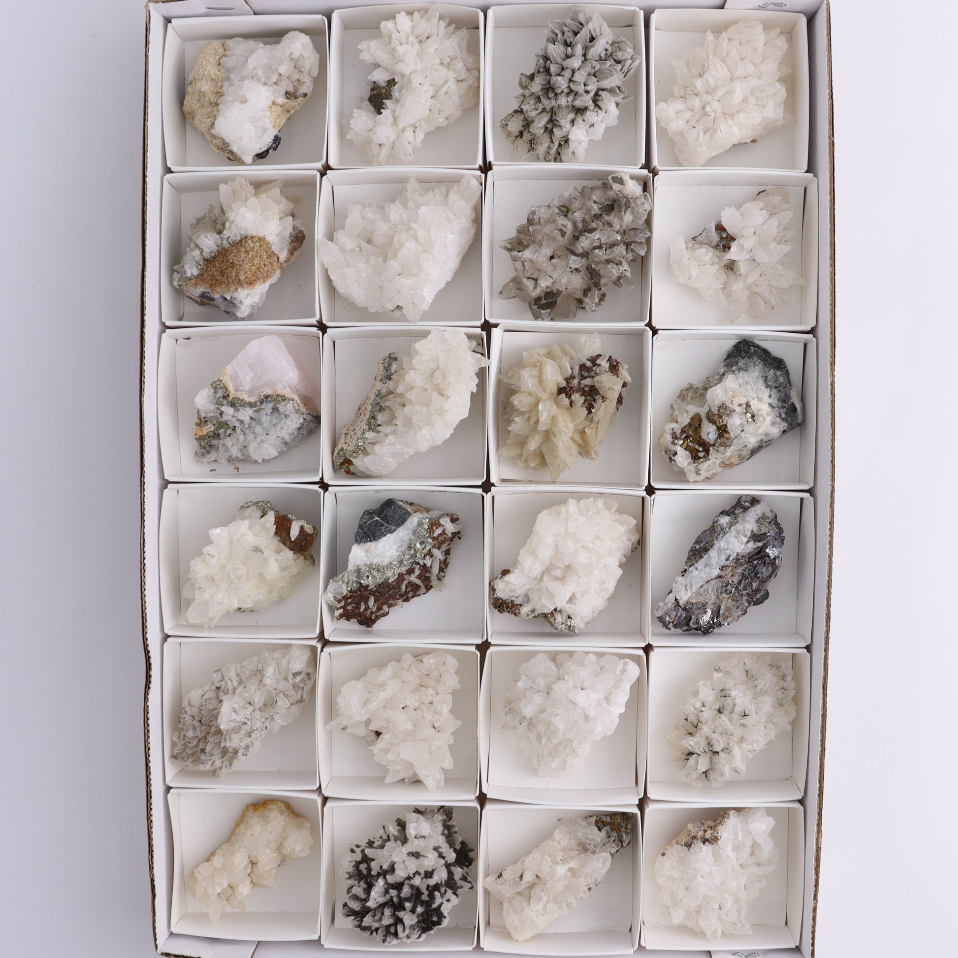UV Reactive Calcite Flat Set of 24 - Expert Wholesale and Supplier of Wholesale Crystals & Bulk Gemstones, ["Calcite","Freeform","Freeforms","Mexico"]