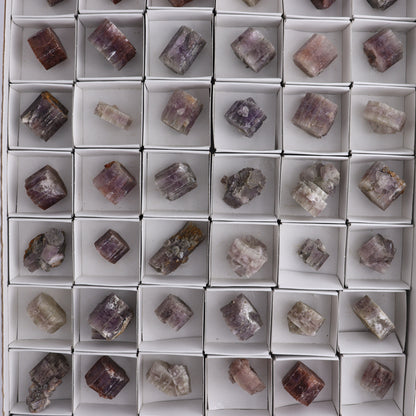 Purple Aragonite Set of 54 - Expert Wholesale and Supplier of Wholesale Crystals & Bulk Gemstones, ["aragonite","Purple Aragonite","Spain"]