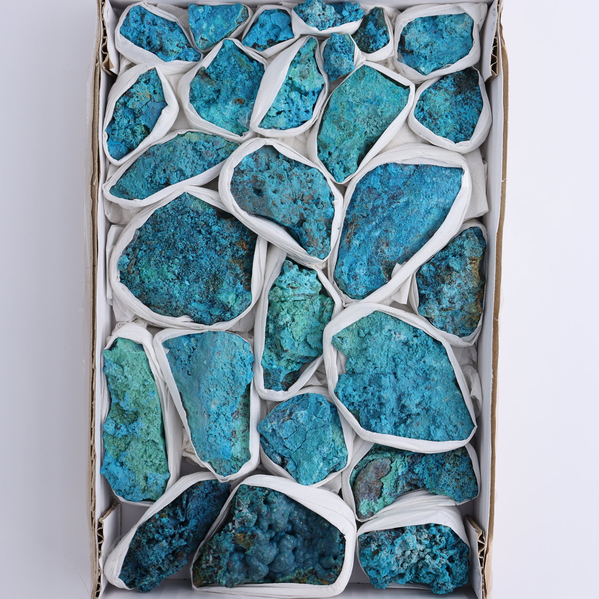 Chrysocolla Roughs Flat - Expert Wholesale and Supplier of Wholesale Crystals & Bulk Gemstones, ["Chrysocolla","Flats","Freeforms","Peru","Rough"]