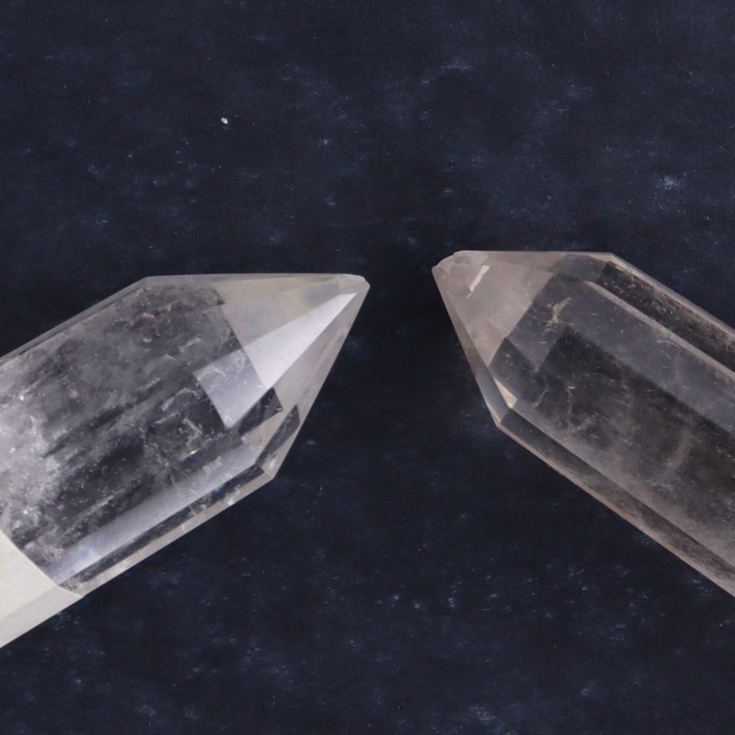 Quartz Faceted Double Points Set of 11 - Expert Wholesale and Supplier of Wholesale Crystals & Bulk Gemstones, ["Brazil","Clear Quartz","close_50","Mixed Carvings","Quartz"]