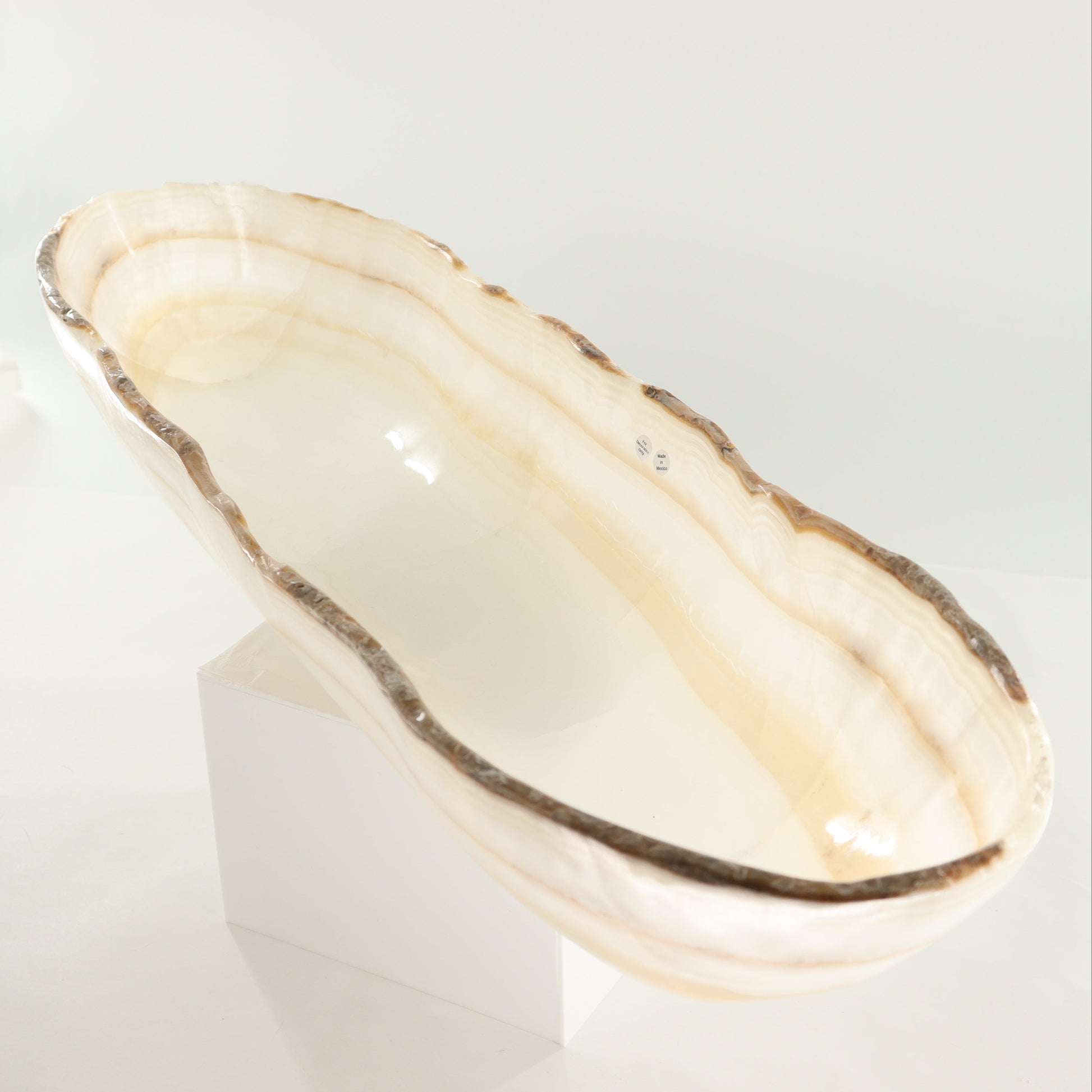 Onyx Canoe Bowl - Expert Wholesale and Supplier of Wholesale Crystals & Bulk Gemstones, ["Bowls","canoe","Mexico","onyx"]