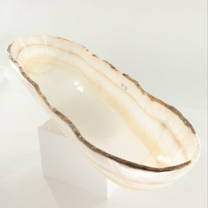 Onyx Canoe Bowl - Expert Wholesale and Supplier of Wholesale Crystals & Bulk Gemstones, ["Bowls","canoe","Mexico","onyx"]