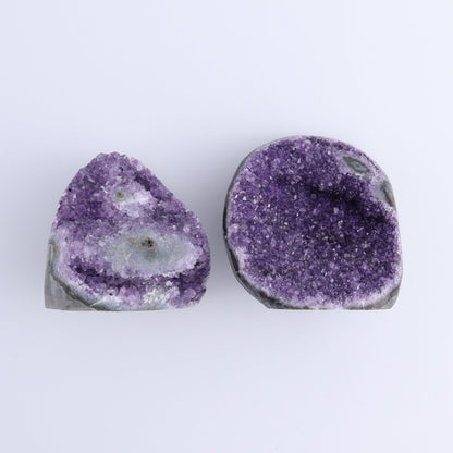 Uruguay Amethyst Cut Base Set of 4 - Expert Wholesale and Supplier of Wholesale Crystals & Bulk Gemstones, ["Amethyst","Cut Base","Uruguay"]