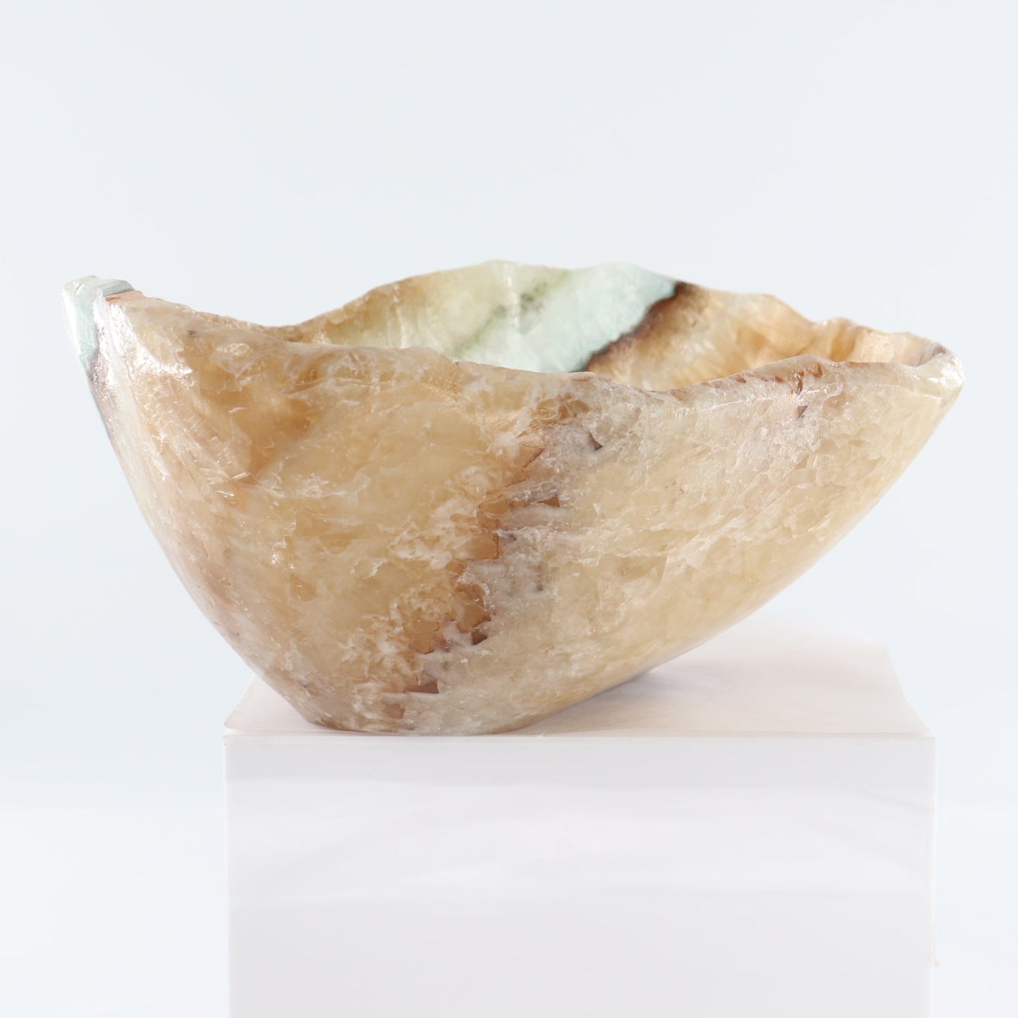 Mexican Onyx/Calcite Bowl 12"