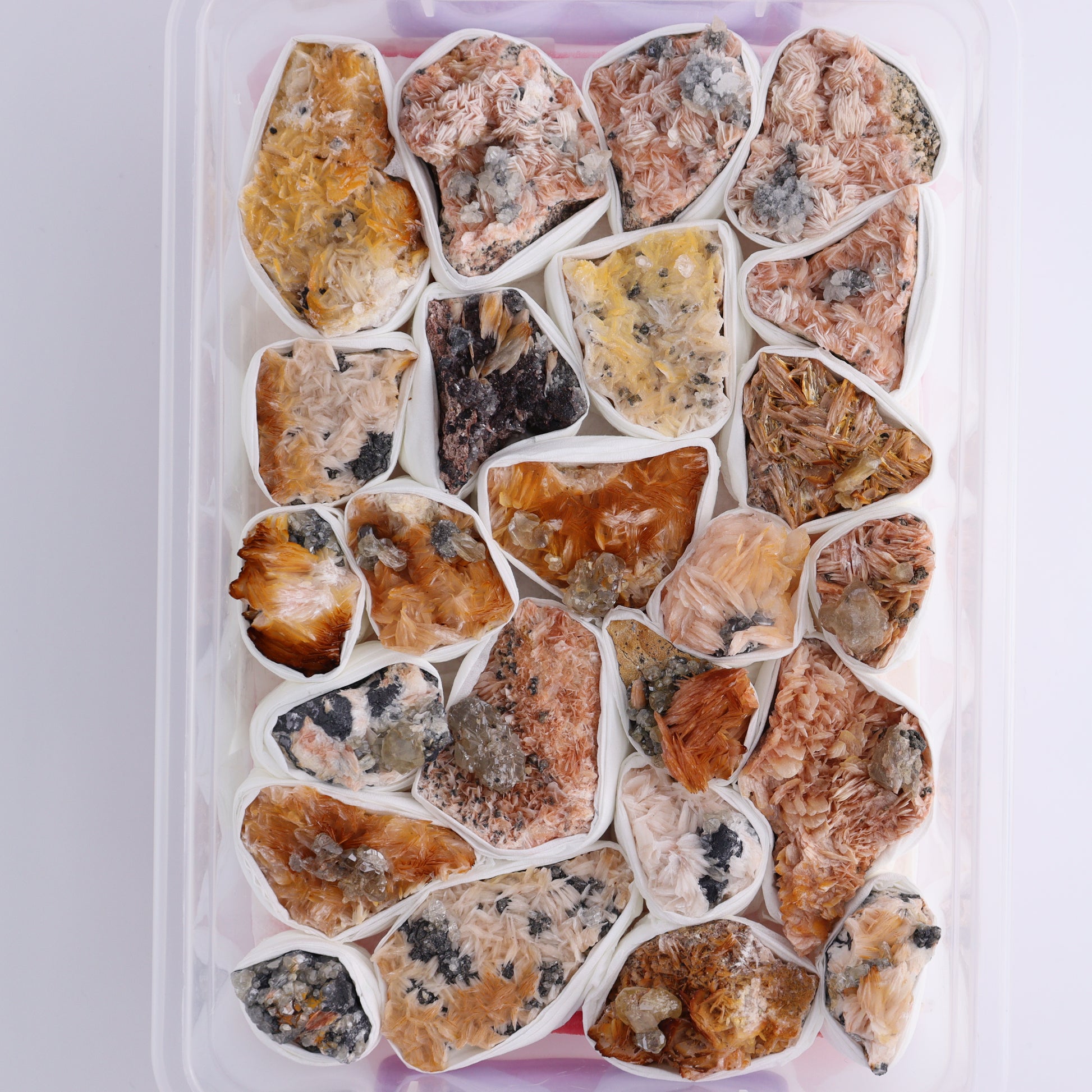 Cerussite Barite from Morocco Flat - Expert Wholesale and Supplier of Wholesale Crystals & Bulk Gemstones, ["Cerussite Barite","Flats","Morocco"]