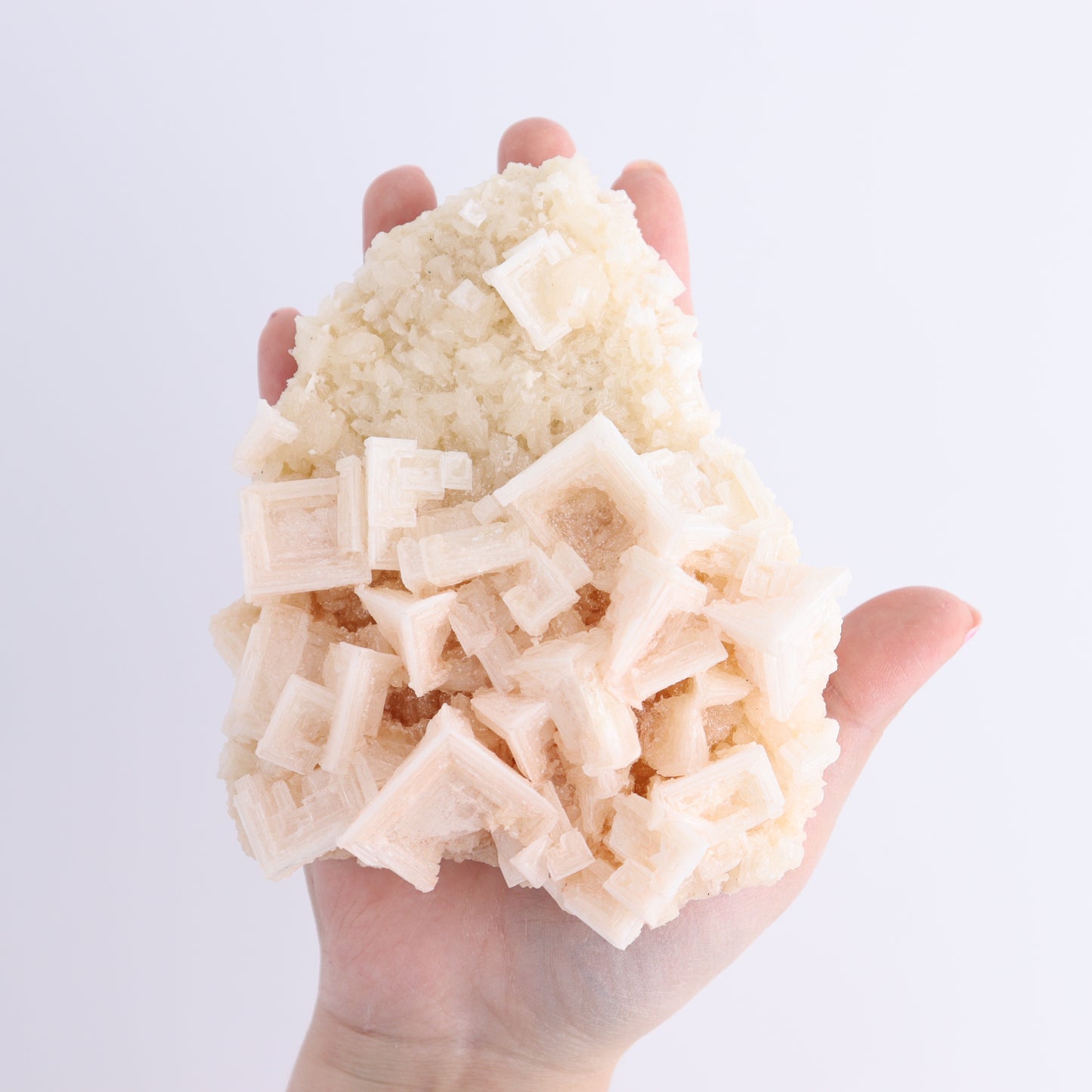 Halite on Trona from Owens Lake Set of 6 - Expert Wholesale and Supplier of Wholesale Crystals & Bulk Gemstones, ["California","close_30","Flats","Halite","halite on trona","Pink Halite","United States"]