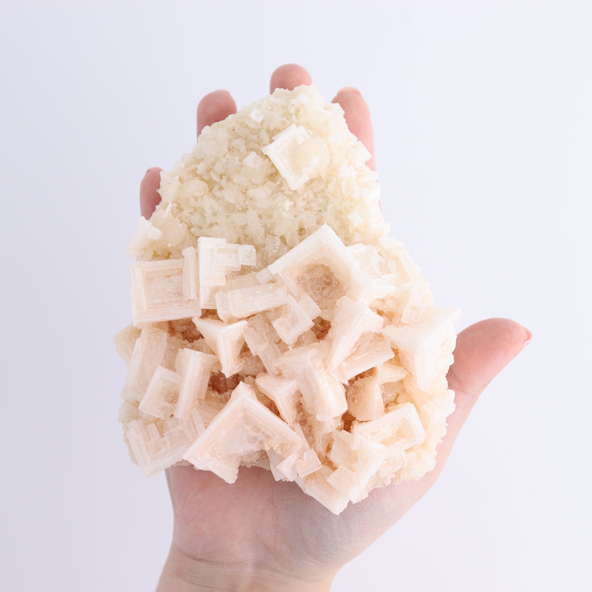 Halite on Trona from Owens Lake Set of 6 - Expert Wholesale and Supplier of Wholesale Crystals & Bulk Gemstones, ["California","close_30","Flats","Halite","halite on trona","Pink Halite","United States"]