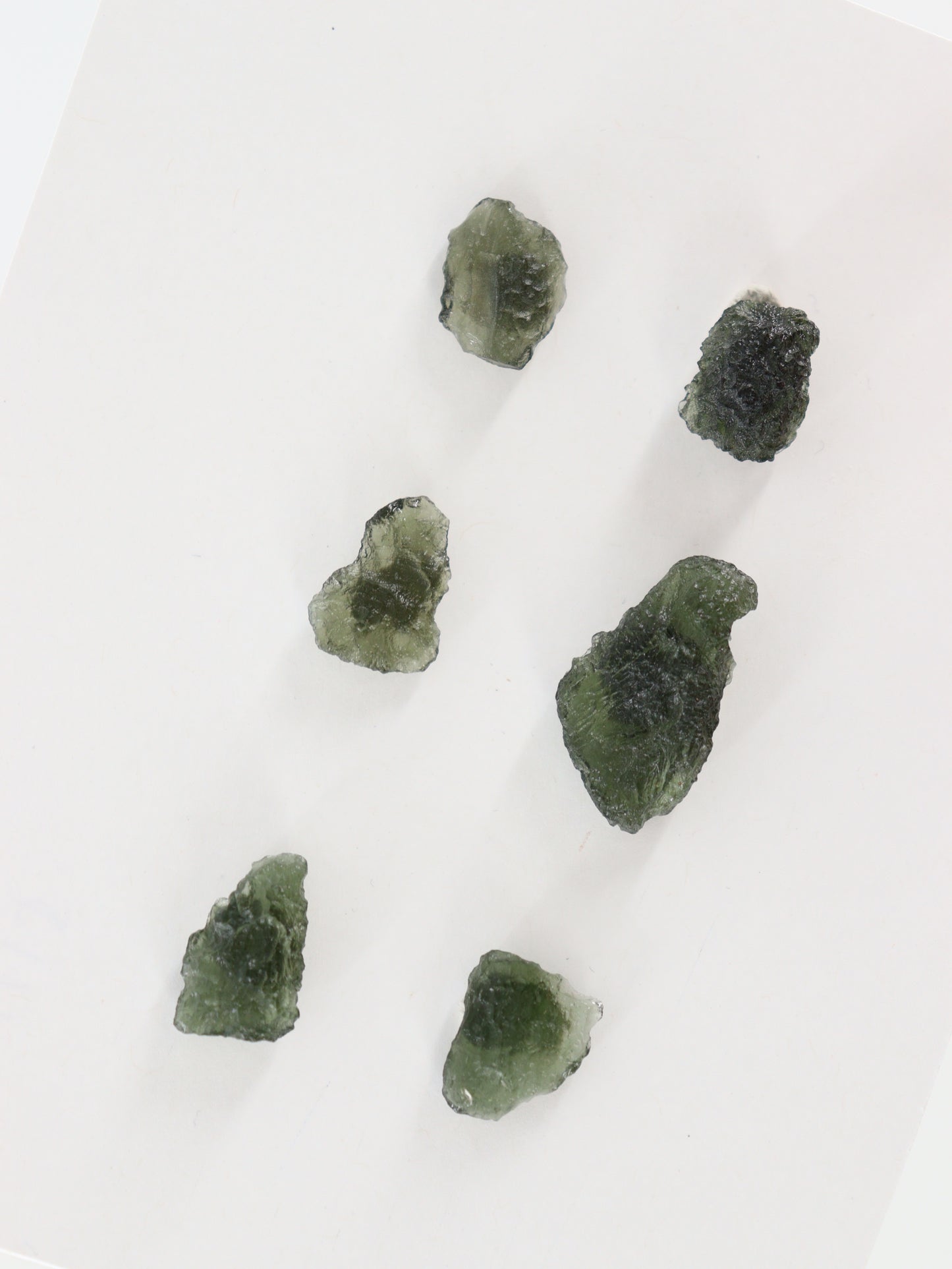 Rough Moldavite Set of 6 - Expert Wholesale and Supplier of Wholesale Crystals & Bulk Gemstones, []