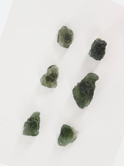 Rough Moldavite Set of 6 - Expert Wholesale and Supplier of Wholesale Crystals & Bulk Gemstones, []