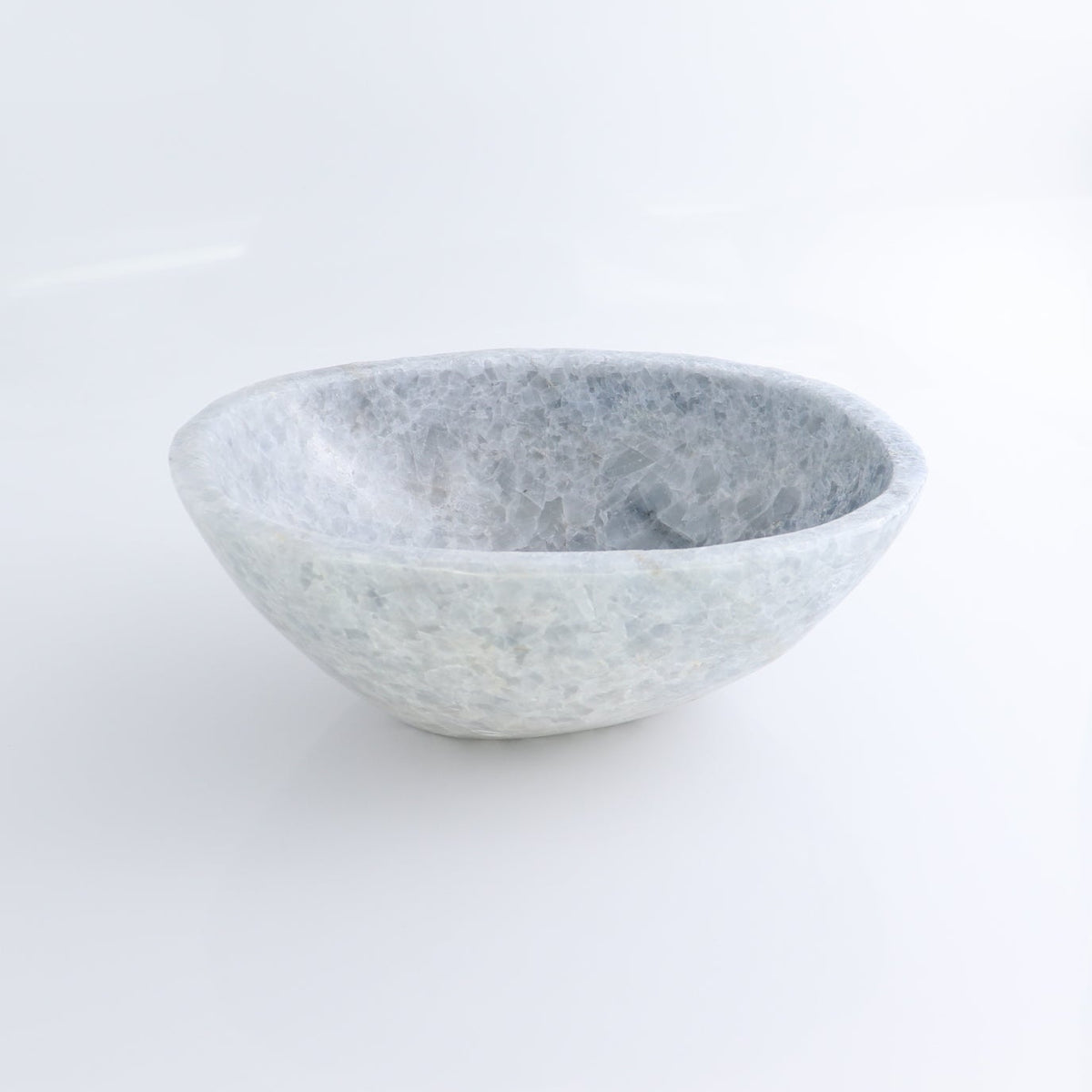 Blue Calcite Bowl 10"