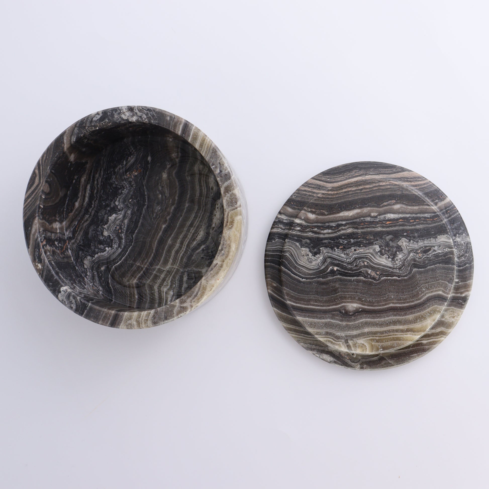 Onyx Basket Set of 2 - Expert Wholesale and Supplier of Wholesale Crystals & Bulk Gemstones, ["Baskets","Mexico","onyx"]