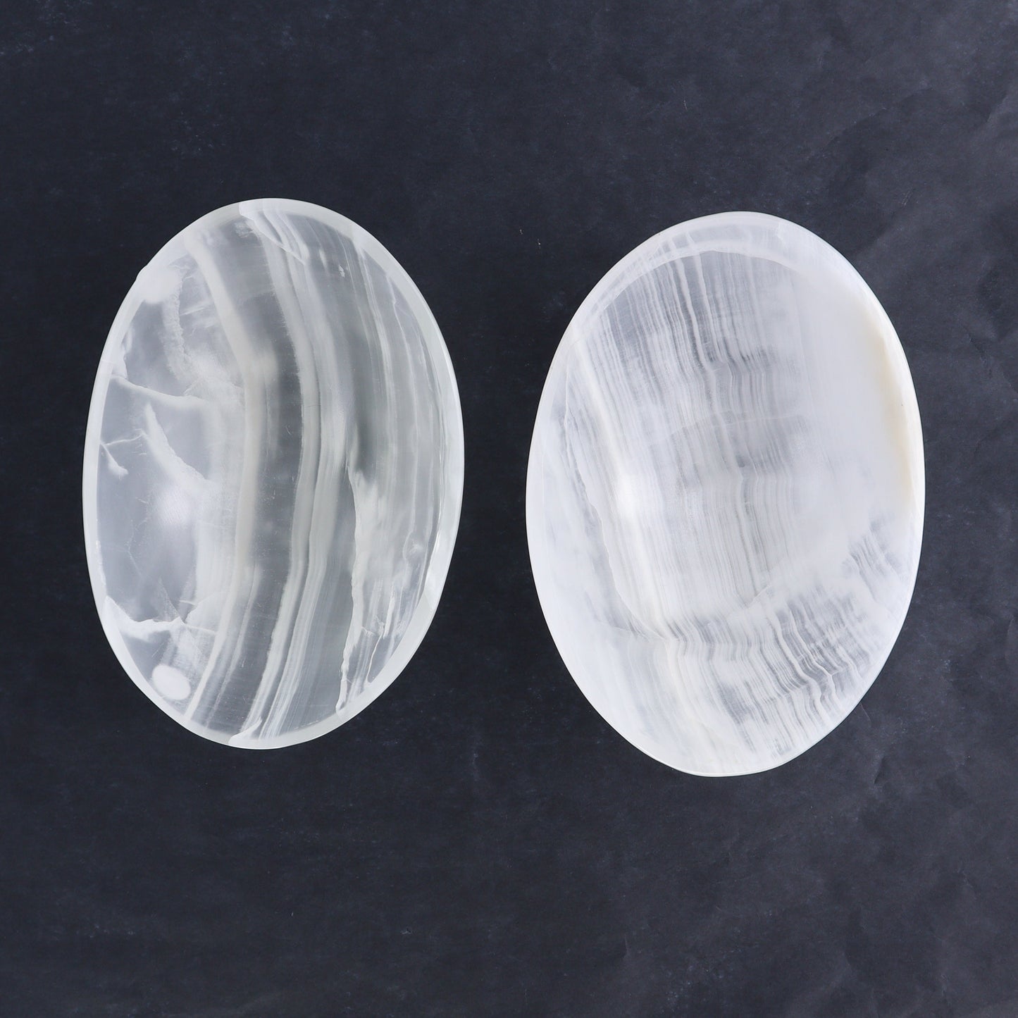 One Mexican Onyx/Calcite White Small Oval Bowl - Expert Wholesale and Supplier of Wholesale Crystals & Bulk Gemstones, ["bowl","Bowls","Calcite","Catalog Onyx","Decorative Dish","Mexico","onyx"]