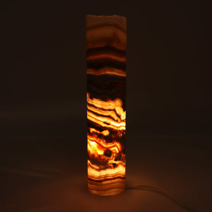 One Honey Rough Onyx Lamp Blind - Expert Wholesale and Supplier of Wholesale Crystals & Bulk Gemstones, ["Lamps","Mexico","onyx"]