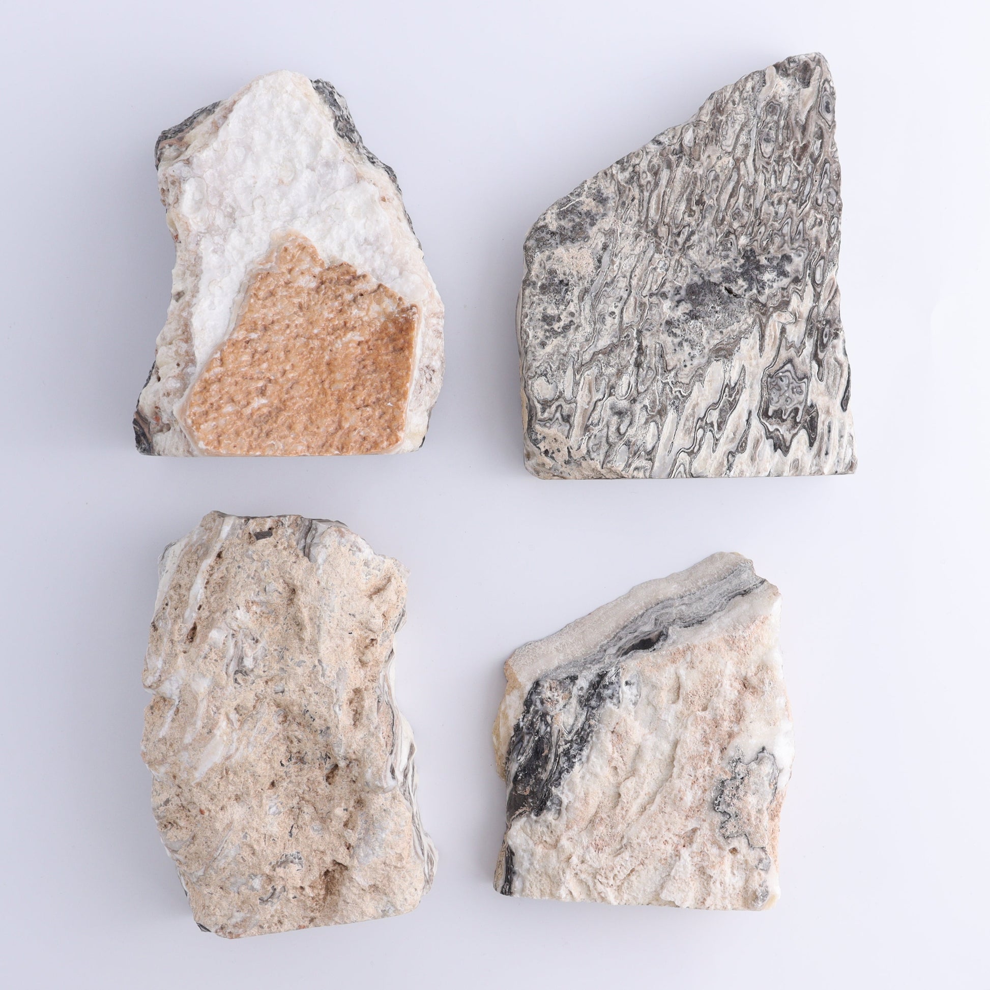 Onyx Face Polished Set of 4 - Expert Wholesale and Supplier of Wholesale Crystals & Bulk Gemstones, ["Face Polished","onyx"]