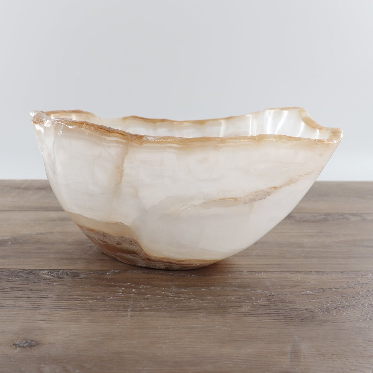 Mexican Onyx/Calcite Bowl 12"