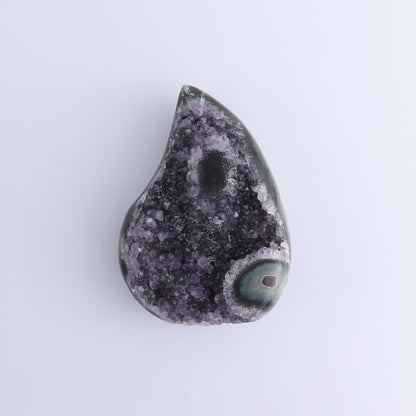 Uruguay Druzy Amethyst Flames Set of 3 - Expert Wholesale and Supplier of Wholesale Crystals & Bulk Gemstones, ["Amethyst","flames","Uruguay"]