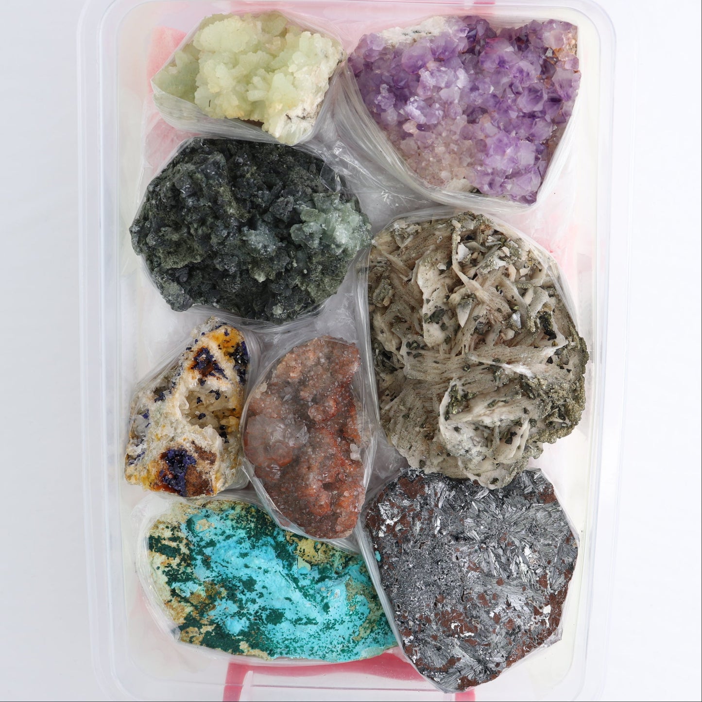 Mixed Minerals Flat from Morocco