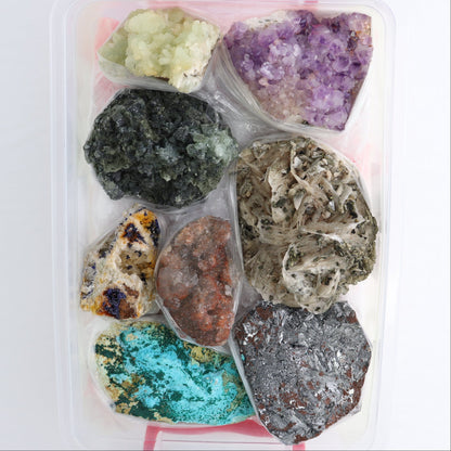 Mixed Minerals Flat from Morocco