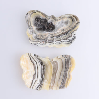 Zebra Onyx Butterfly Bowls Set of 6 - Expert Wholesale and Supplier of Wholesale Crystals & Bulk Gemstones, ["Bowls","Mexico","onyx"]
