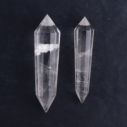 Quartz Faceted Double Points Set of 11 - Expert Wholesale and Supplier of Wholesale Crystals & Bulk Gemstones, ["Brazil","Clear Quartz","close_50","Mixed Carvings","Quartz"]