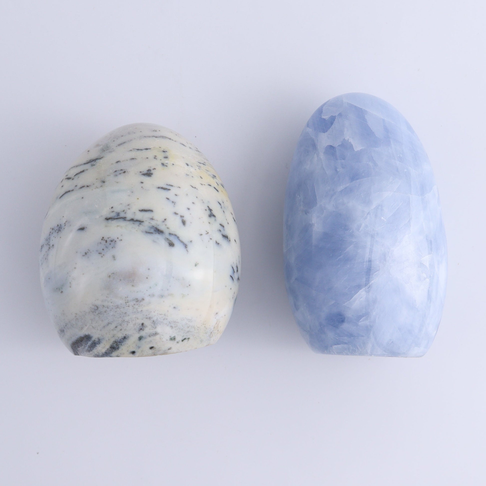 Mixed Jasper, Agate, and Calcite Set of 8 - Expert Wholesale and Supplier of Wholesale Crystals & Bulk Gemstones, ["Agate","Blue Calcite","Calcite","close_70","jasper","Ocean Jasper","Orca Agate"]