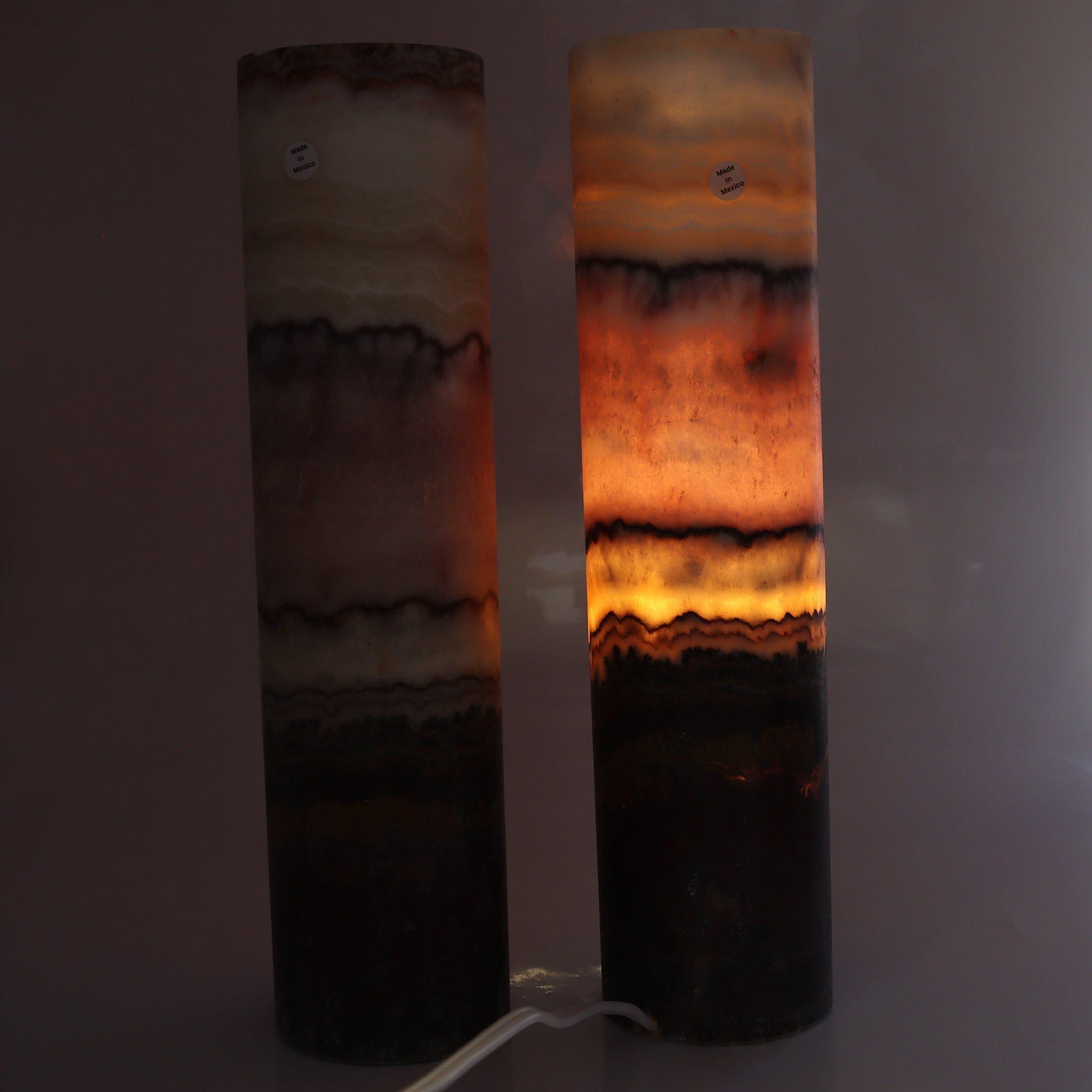 Onyx Lamps Set of 2 - Expert Wholesale and Supplier of Wholesale Crystals & Bulk Gemstones, ["Lamps","Mexico","onyx"]