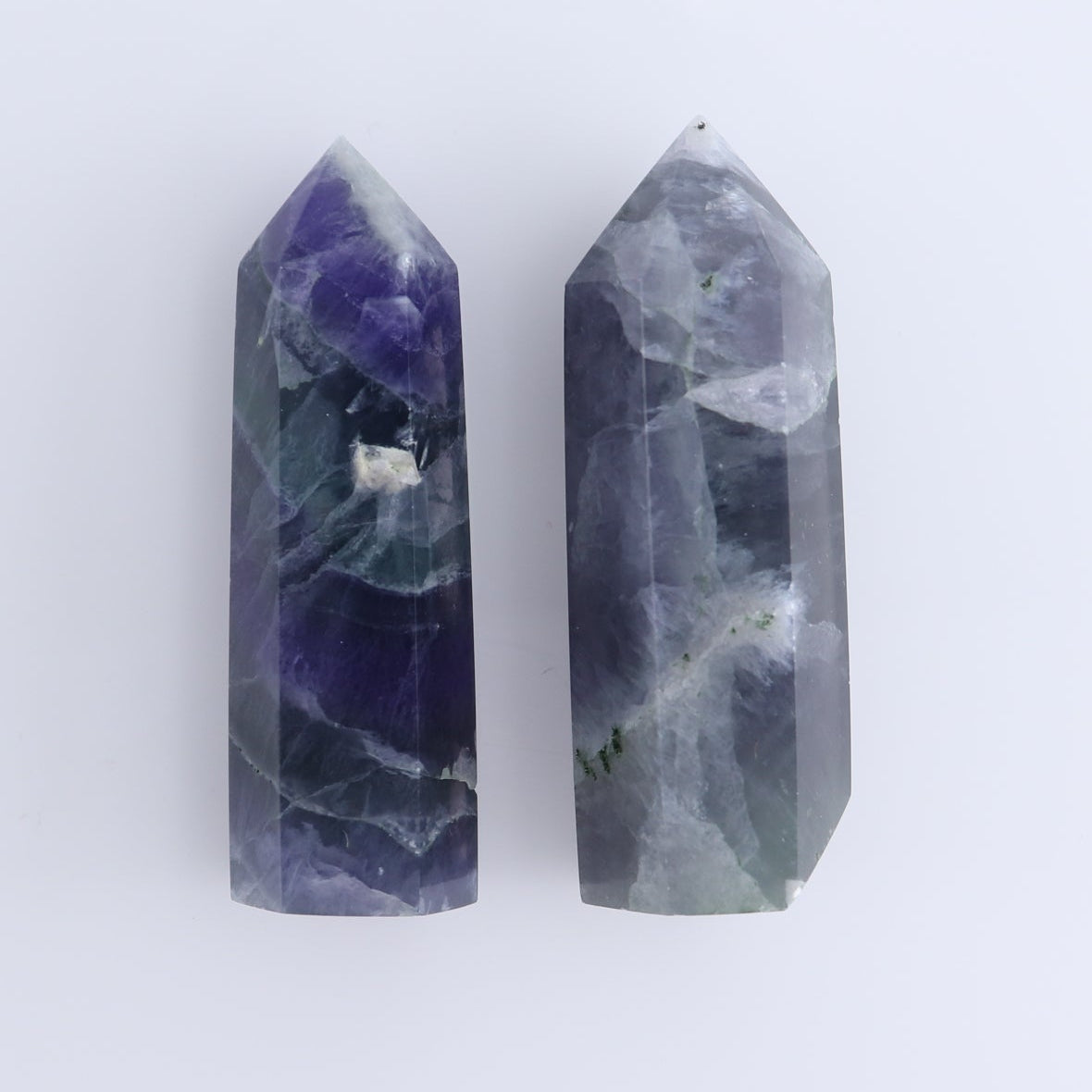 Lavender Fluorite Towers Set of 10