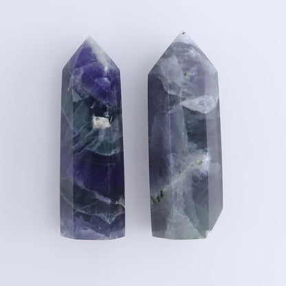 Lavender Fluorite Towers Set of 10