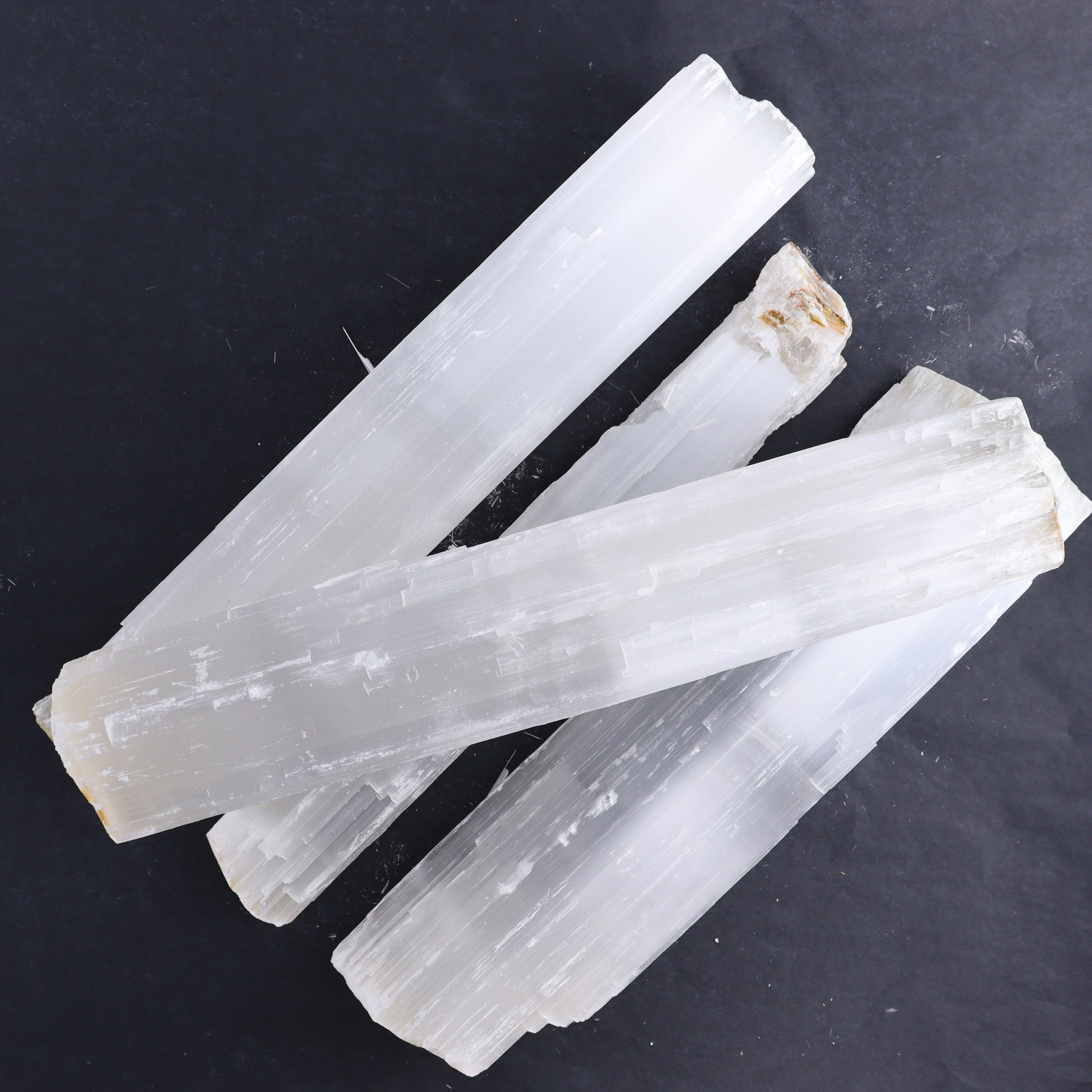 Selenite Logs Set of 4 - Expert Wholesale and Supplier of Wholesale Crystals & Bulk Gemstones, ["logs","selenite"]