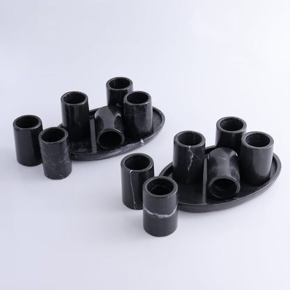 Black Marble Shot Glass Set - Expert Wholesale and Supplier of Wholesale Crystals & Bulk Gemstones, ["Black Marble","Marble","Mexico","Shot Glasses"]