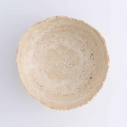 One Travertine Bowl Large - Expert Wholesale and Supplier of Wholesale Crystals & Bulk Gemstones, ["bowl","Catalog Onyx","Decorative Dish","Mexico","Travertine"]