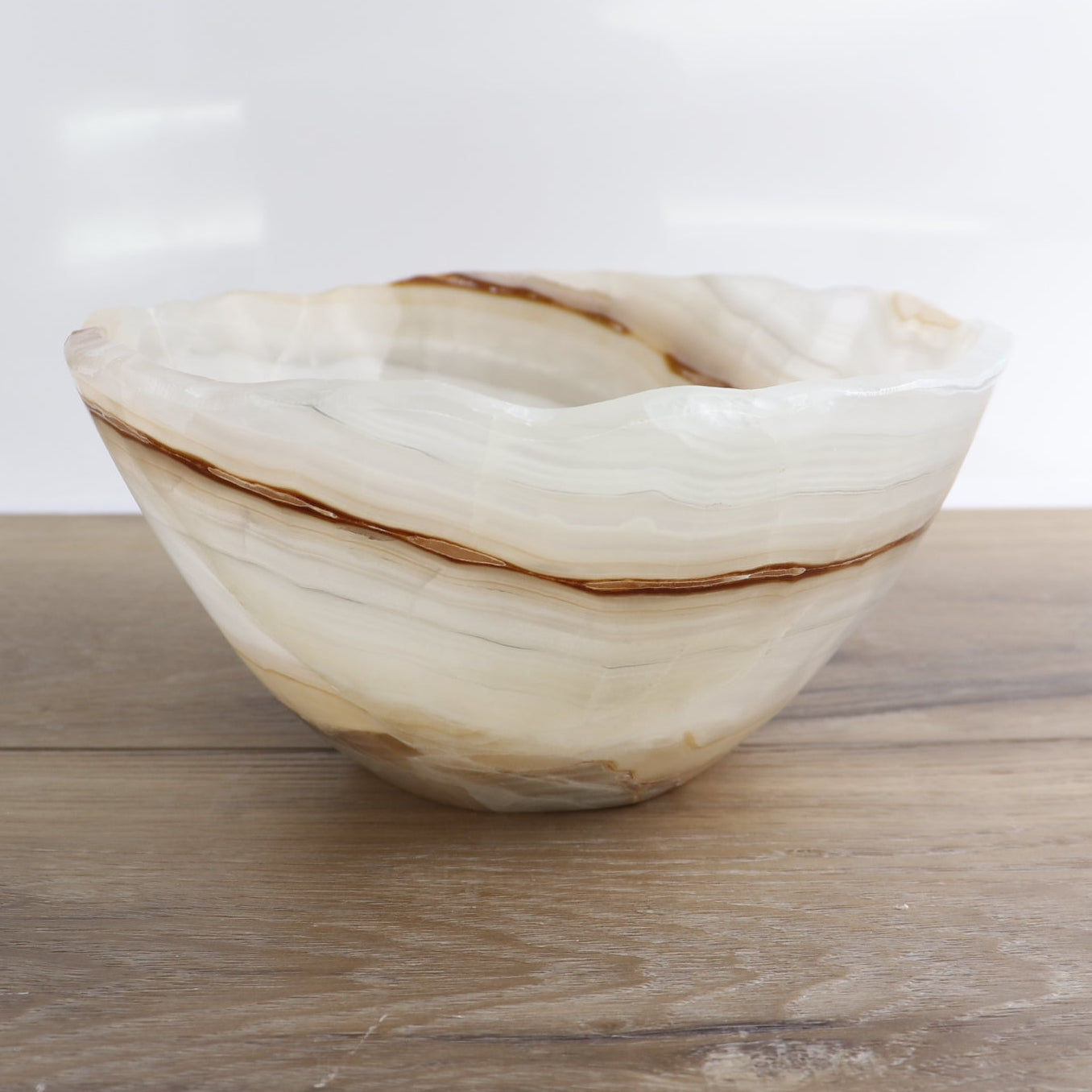 Mexican Onyx/Calcite Bowl 10"