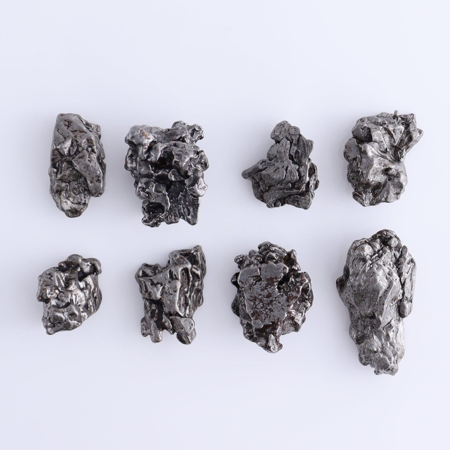 Campos del Cielo Meteorites Set of 8 - Expert Wholesale and Supplier of Wholesale Crystals & Bulk Gemstones, ["Campos del Cielo Meteorites","Meteorite","Rough","Roughs"]