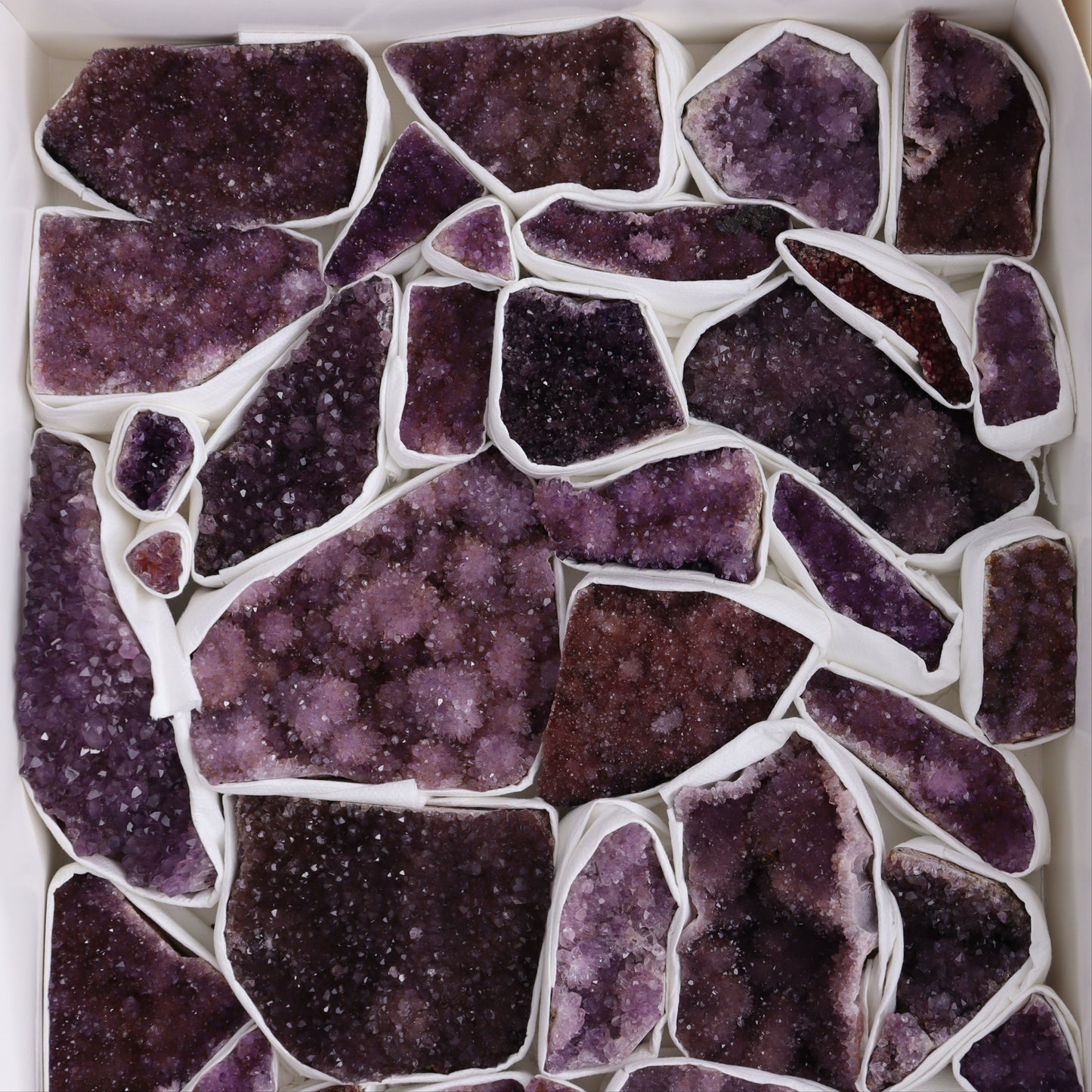 Amethyst Clusters Flat - Expert Wholesale and Supplier of Wholesale Crystals & Bulk Gemstones, ["Amethyst","Clusters"]