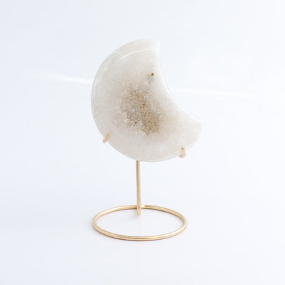 Agate Moons with Stand Set of 5 - Expert Wholesale and Supplier of Wholesale Crystals & Bulk Gemstones, ["Agate","Brazil","moons"]