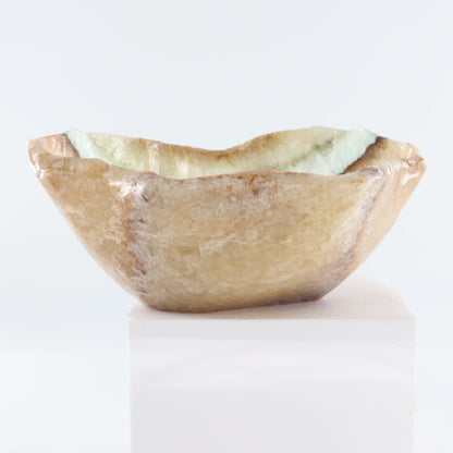 Mexican Onyx/Calcite Bowl 12"