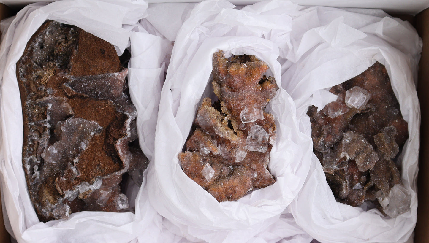 Calcite Clusters from Santa Eulalia Flats - Expert Wholesale and Supplier of Wholesale Crystals & Bulk Gemstones, []