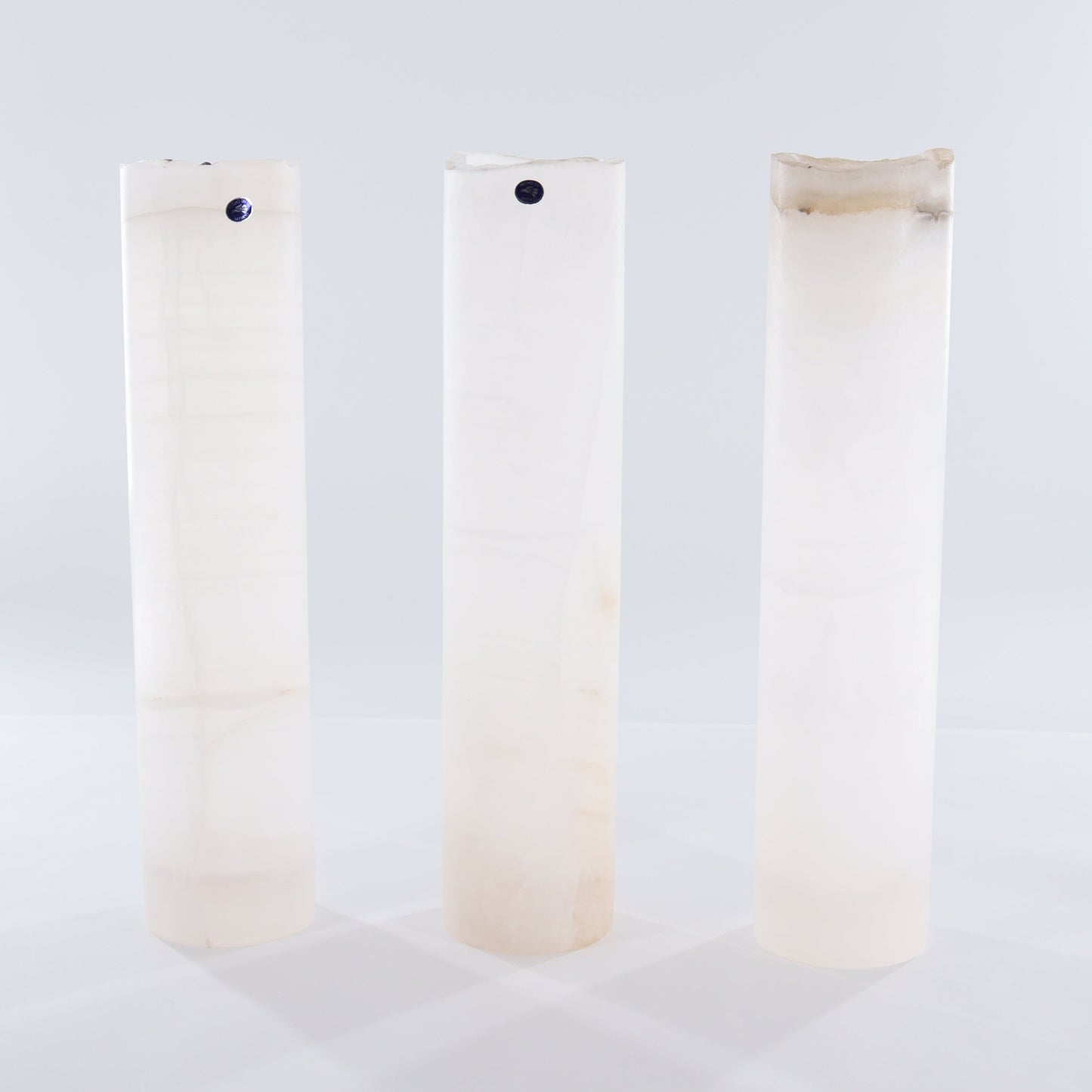 One White Rough Onyx Lamp Blind - Expert Wholesale and Supplier of Wholesale Crystals & Bulk Gemstones, ["Lamps","Mexico","onyx"]