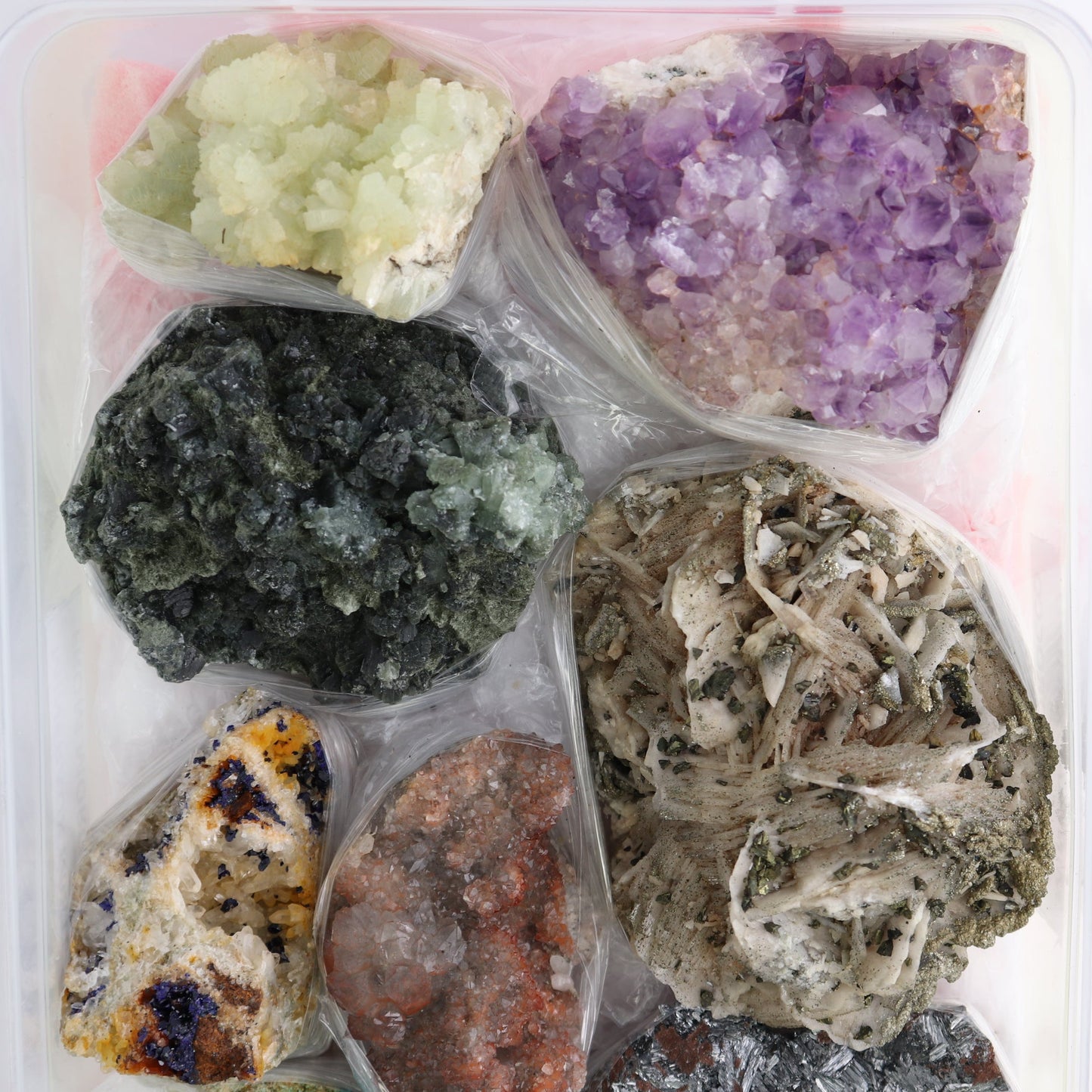 Mixed Minerals Flat from Morocco