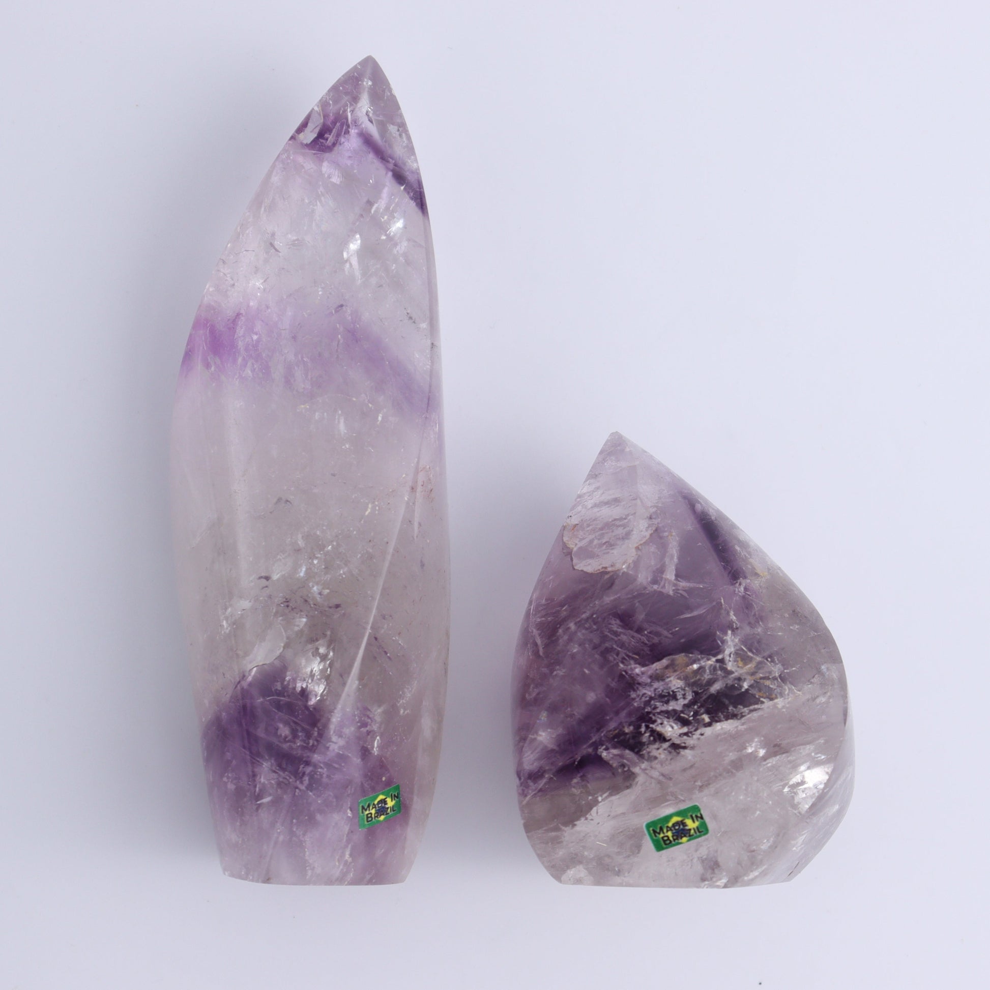 Imperfect Amethyst Flames Set of 6 - Expert Wholesale and Supplier of Wholesale Crystals & Bulk Gemstones, ["Amethyst","Brazil","flames"]